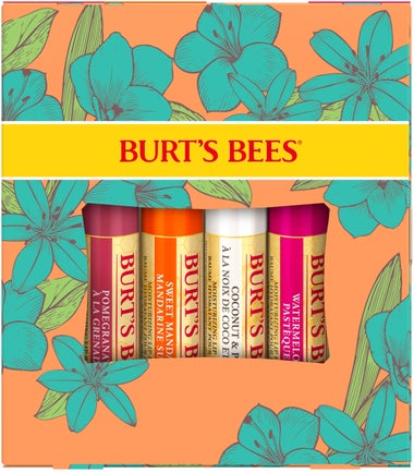 リップバーム ギフトセット(ポメグラネイト(ザクロ)スイートマンダリン、ココナッツ&ペア ウォーターメロン(スイカ)/4.25g)無添加